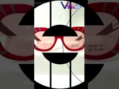 AS104 स्क्वायर आई शेप एसीटेट फ्रेम सनग्लासेस फॉर वुमन 100% यूवी प्रोटेक्शन